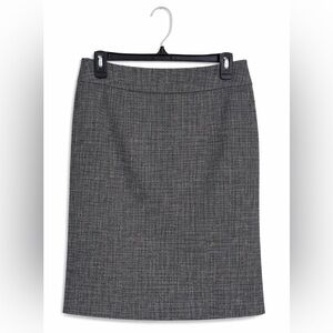 White House Black Market Dark Gray Skirt Size 6 Lined Career Wear